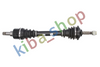 FRONT AXLE LEFT DRIVE SHAFT FRONT L 604MM FOR S WITH ABS FITS PEUGEOT 206