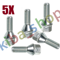 FOR RENAULT SYMBOL 02-06 5x STEEL RIMS WHEEL BOLTS M12x1.5x23