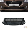 FOR PEUGEOT 301 2013- FRONT BUMPER CENTER RADIATOR GRILL BLACK HIGH QUALITY