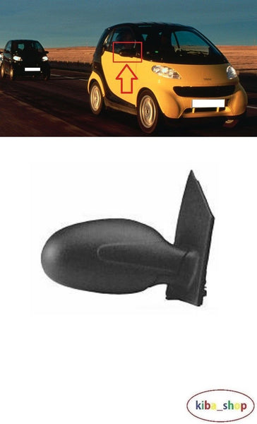 FOR SMART FORTWO 98-04 WING MIRROR CABEL ADJUSTMENT RH DRIVER BLACK