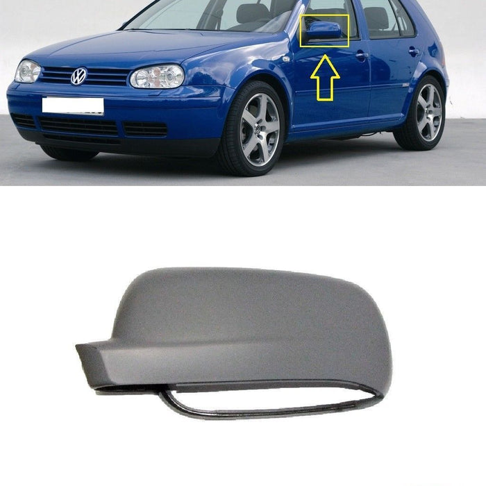 FOR VW GOLF IV MK4 98-04 WING MIRROR COVER CAP LH PASSENGER