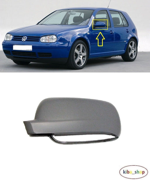 FOR VW GOLF IV MK4 98-04 WING MIRROR COVER CAP LH PASSENGER