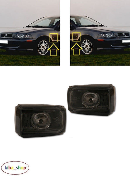 FOR VOLVO S40/V40 1995 - 2003 SIDE INDICATOR REPEATER PAIR TUNING LEFT + RIGHT