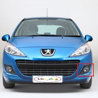 FOR PEUGEOT 207 09-13 FRONT BUMPER FOG GRILL WITH CHROME LH PASSENGER SIDE