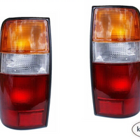 FOR TOYOTA LAND CRUISER 1989 - 1996 REAR TAIL LIGHT LAMPS PAIR LEFT + RIGHT LHD