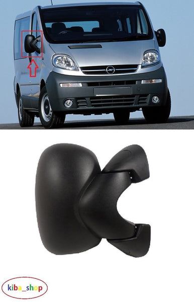 FOR VAUXHALL VIVARO 01-14 WING MIRROR ELECTRIC BLACK RH DRIVER LHD