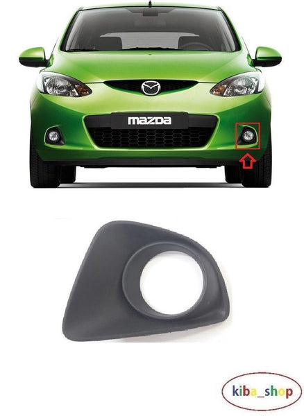 FOR MAZDA 2 SERIES 07-10 FRONT BUMPER FOG LIGHT LAMP GRILL LH PASSANGER