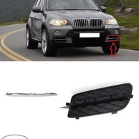 FOR BMW X5 E70 2006-2010 FRONT BUMPER LOWER GRILLE + MOULDING LEFT N/S PASSENGER