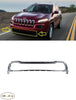 FOR JEEP CHEROKEE KL 2013 - 2018 NEW FRONT BUMPER CHROM GRILL GRILLE MOULDING