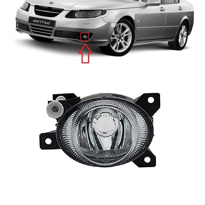 FOR SAAB 9-5 04-10 FRONT FOG LIGHT LAMP LH PASSENGER-12777400