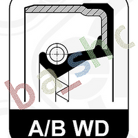 WHEEL HUB SEAL 160X180X10 FITS MAN E2000 MERCEDES ACTROS ACTROS MP2 / MP3