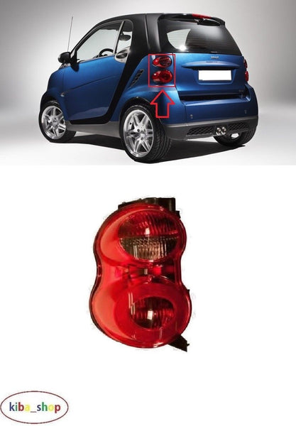 FOR SMART FORTWO 2007 - 2014 REAR TAIL LIGHT LAMPS LAMP LEFT N/S PASSENGER