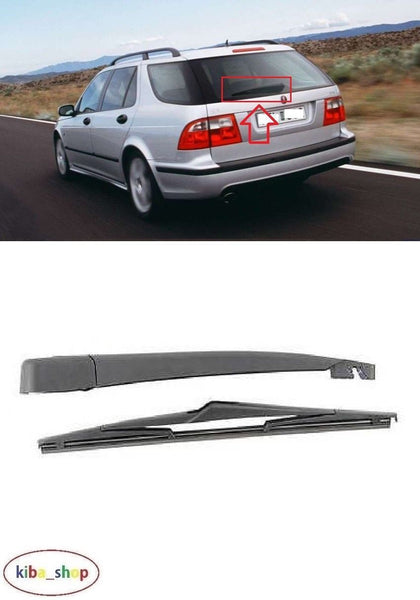 FOR SAAB 9-5 ESTATE 05-2010 WINDSCREEN BACK WINDOW REAR WIPER ARM & BLADE 305MM