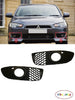 FOR MITSUBISHI LANCER SDN 2007-FRONT BUMPER FOG LIGHT LAMP GRILL L+R