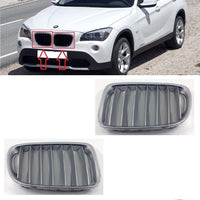 FOR BMW X1 E84 09-15 FRONT BUMPER UPPER RADIATOR GRILLS L+R