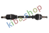 FRONT AXLE LEFT DRIVE SHAFT FRONT L 651MM S WITHOUT ABS FITS RENAULT MEGANE IV