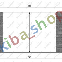 A/C CONDENSER FITS FOR D TRANSIT 20D-24D 0100-1214