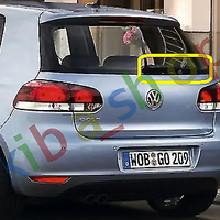 FOR VW GOLF VI 5K 08- HATCHBACK REAR WINDOW WIPER ARM AND BLADE 280 MM