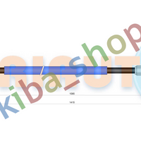 RIGHT REAR RIGHT HANDBRAKE CABLE REAR R 1415MM/1085MM FITS FOR RENAULT CLIO II