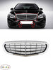 FOR MB E-CLASS W212 13-16 FRONT BONNET CHROME/BLACK CENTER GRILL PANEL