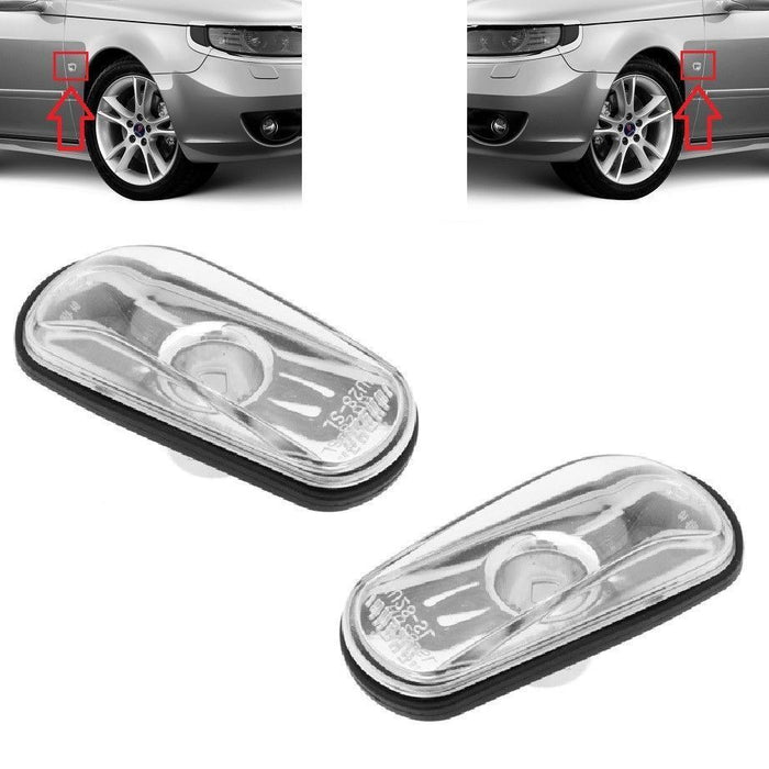 FOR SAAB 9-5 1997 - 2010 2X NEW SIDE INDICATOR REPEATER PAIR LEFT + RIGHT TUNING