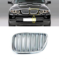FOR BMW X5 E53 03-06 FRONT BUMPER UPPER RADIATOR GRILL LH PASSENGER
