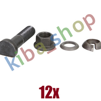 12x RIGHT OR LEFT WHEEL BOLT REAR M14X15 X60/645MM THREAD LENGTH 32MM