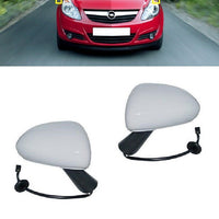 FOR VAUXHALL CORSA D 06-14 WING MIRRORS ELECTRIC L+R LHD