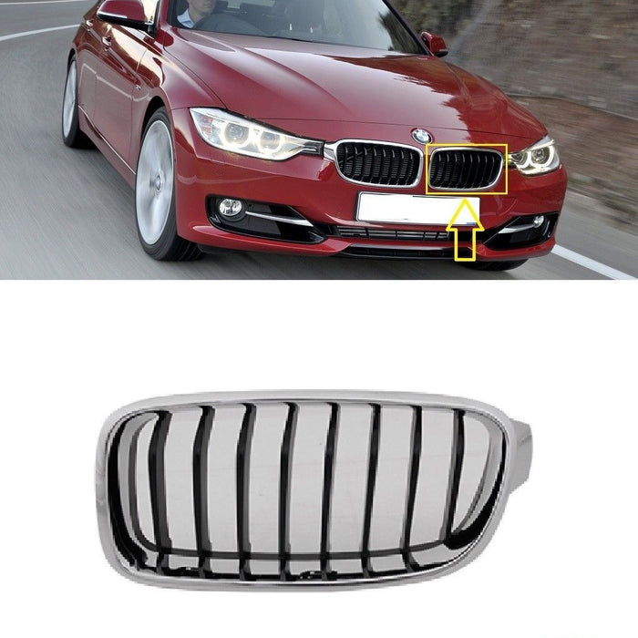 FOR BMW 3 F30/F31 12-16 FRONT BUMPER UPPER RADIATOR GRILL LH