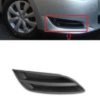 FOR TOYOTA AURIS 07-10 BUMPER LOVER FOG GRILL COVER RH DRIVER BLACK NEW