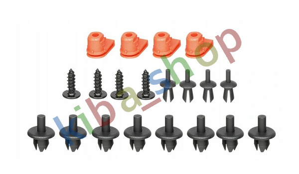 FOR VAUXHALL ZAFIRA 05-08 INNER FENDER LINER FIXING CLIPS SET