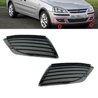 FOR VAUXHALL OPEL COMBO C 2003-2010 FRONT BUMPER FOG LIGHT LAMP COVER LEFT+RIGHT