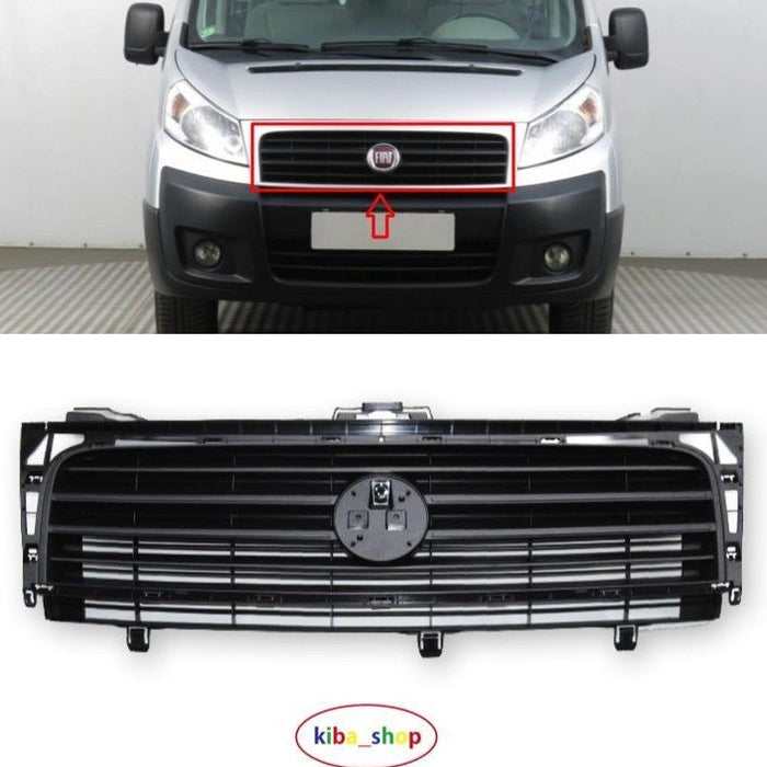 FOR FIAT SCUDO 07-16 FRONT CENTRE BUMPER UPPER RADIATOR GRILL BRAND NEW