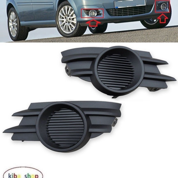 FOR VAUXHALL MERIVA 06-10 FRONT BUMPER FOG LIGHT COVER GRILL L+R