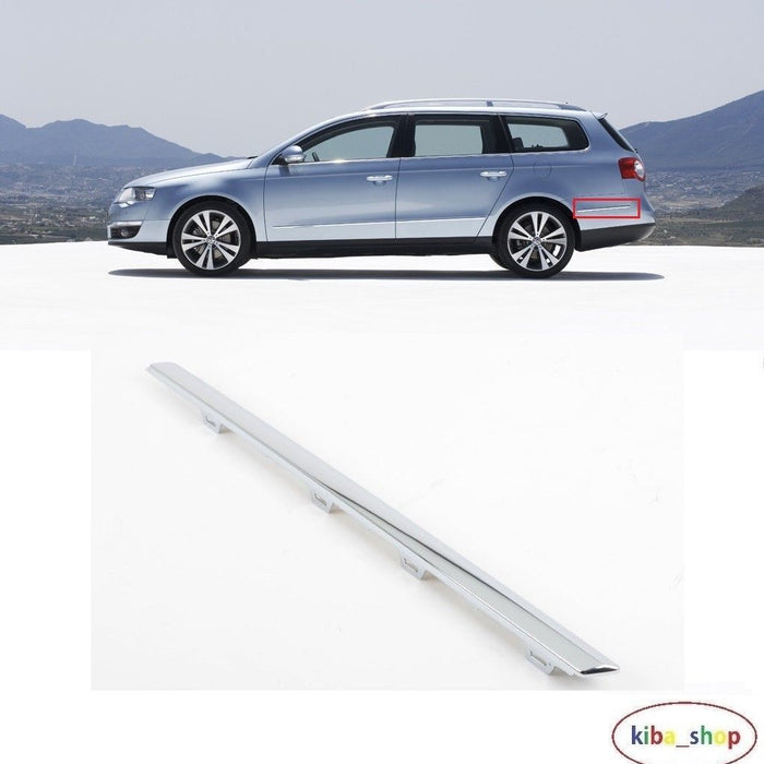 FOR VW PASSAT B6 05-10 REAR BUMPER CHROMED MOULDING TRIM LH