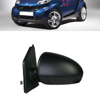 FOR SMART FORTWO 07-14 WING MIRROR CABEL ADJUSTMENT LH BLACK