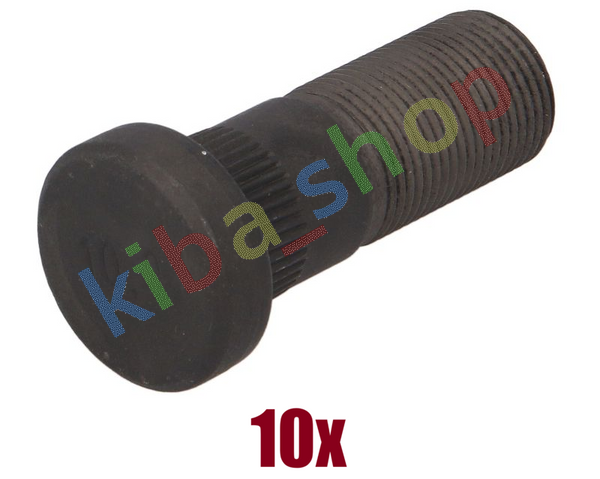 10x WHEEL BOLT M20X15 X55MM FITS RVI MIDLUM 0100-S