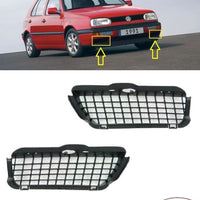 FOR VOLKSWAGEN GOLF MK3 III 1992 - 1998 FRONT BUMPER LOWER GRILLES LEFT + RIGHT