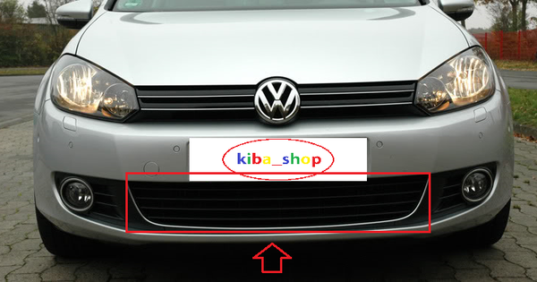 FOR VW GOLF VI 6 MK6 08-13 NEW FRONT BUMPER LOWER GRILLE GRILL CENTER CHROME