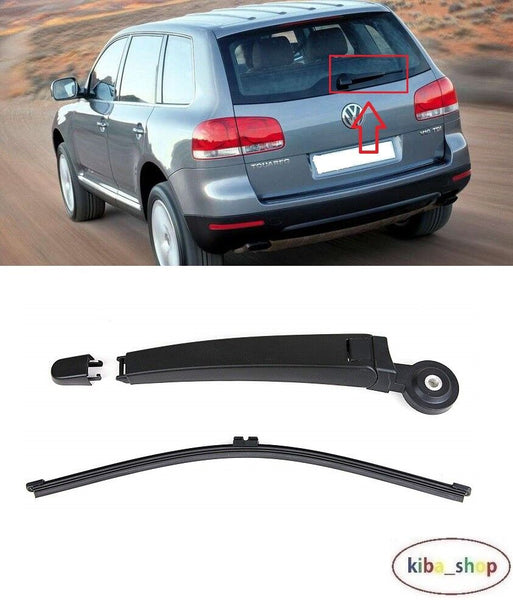 FOR VW TOUAREG 2002 - 2010 WINDSCREEN BACK WINDOW REAR WIPER ARM & BLADE 355MM