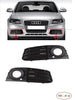 FOR AUDI A4 07-11 FRONT BUMPER FOG LIGHT LAMP GRILLS L+R