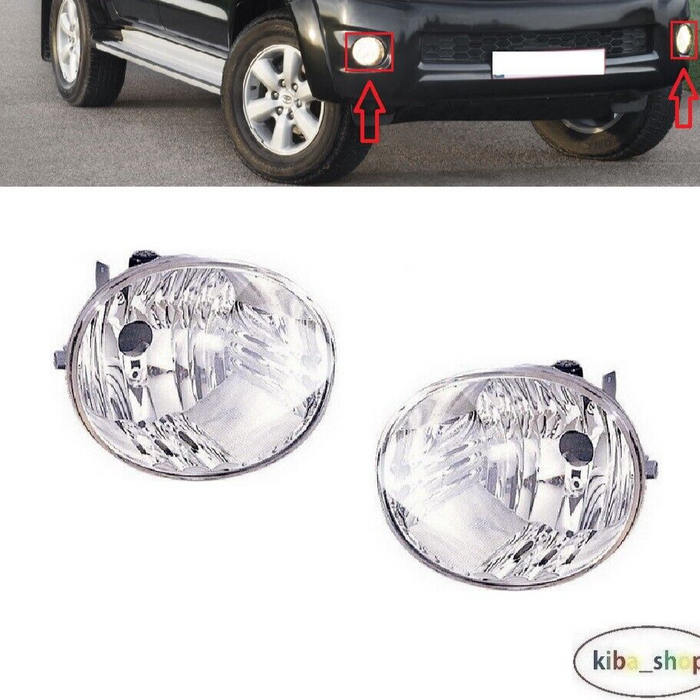 FOR TOYOTA HILUX 2005 - 2012 NEW FRONT FOG LIGHT LAMPS LEFT + RIGHT