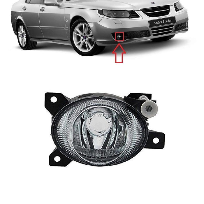 FOR SAAB 9-5 04-10 FRONT FOG LIGHT LAMP RH DRIVER-12777401