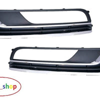 FOR VW PASSAT B7 11-15 FRONT BUMPER LOWER GRILL CHROME WITH FOG HOLE L+R