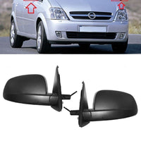 FOR VAUXHALL MERIVA A 03-10 WING MIRRORS CABLE MANUAL BLACK L+R LHD