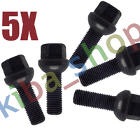 FOR VW SHARAN 7M 00-10 5x STEEL AND ALLOY RIMS WHEEL BOLTS M14x1.5x34