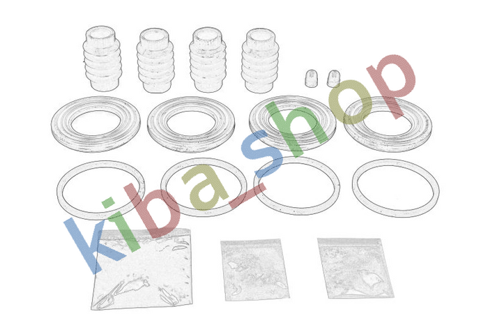 RIGHT OR LEFT BRAKE CALIPER REPAIR KIT REAR L/R FITS FOR ISUZU N-SERIES