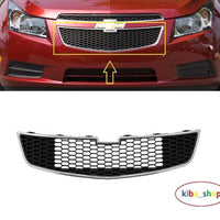 FOR CHEVROLET CRUZE 09-14 FRONT LOWER BUMPER CENTER RADIATOR GRILL CHROME BLACK
