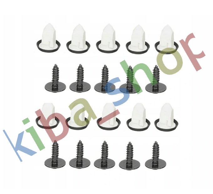 FOR VW TRANSPORTER 7H/T5 09- INNER FENDER LINER FIXING CLIPS SET