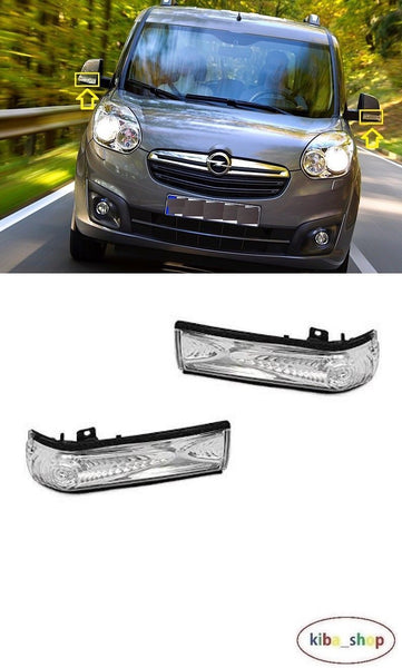 FOR VAUXHALL COMBO D 12-WING MIRROR INDICATORS PAIR L+R